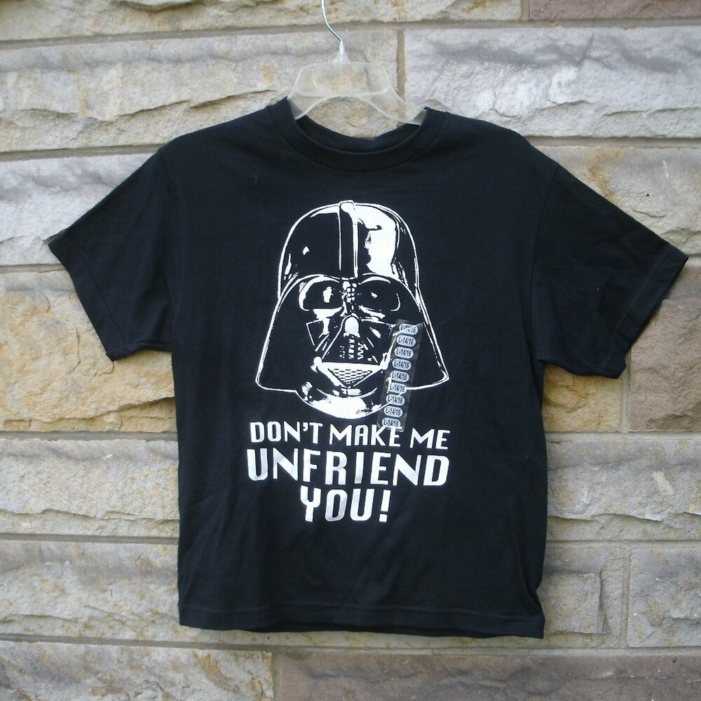Darth Vader Humorous Saying Youth T-Shirt Sz L(14-16)